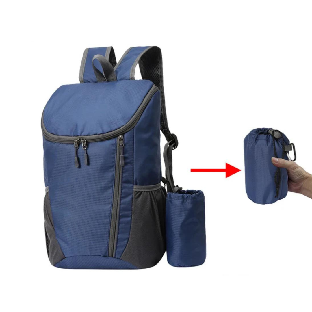 Mochila Compacta Plegable – Lixeira, Repelente á Auga e Duradeira