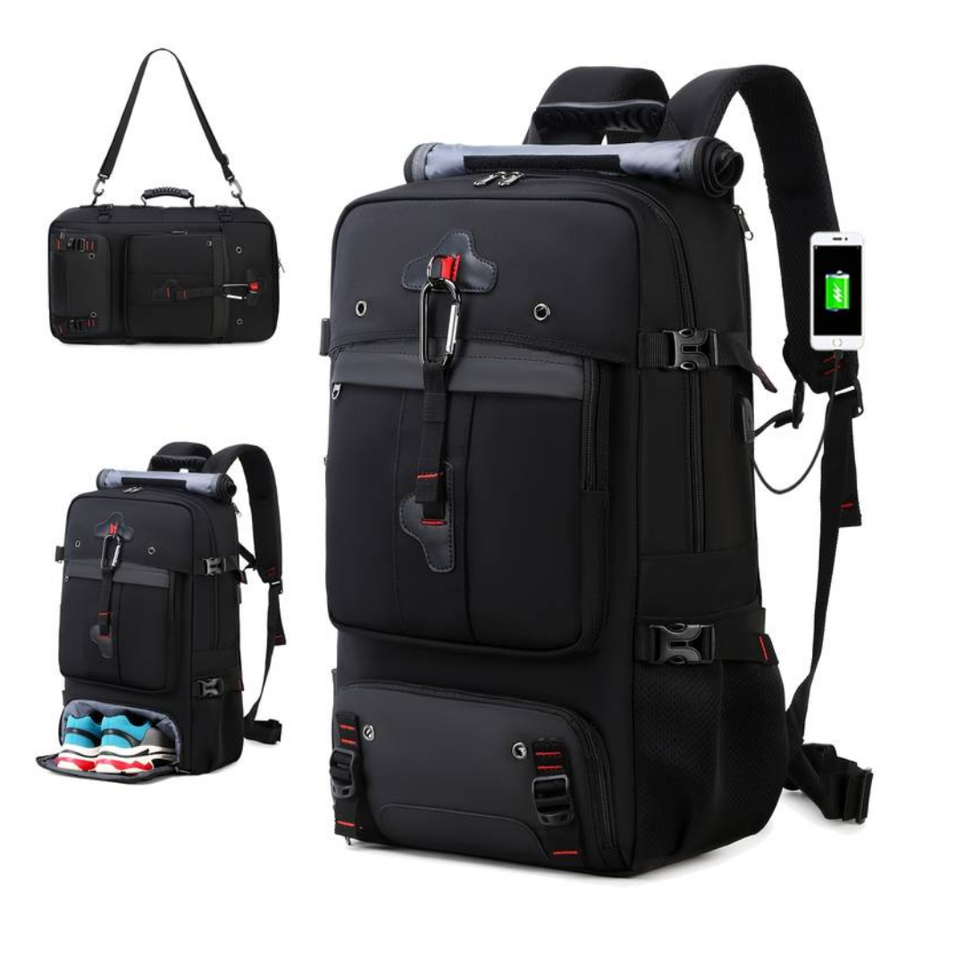 Outdoor Rugzak 50L – Waterdicht & Met USB-Poort voor Reizen en Avontuur