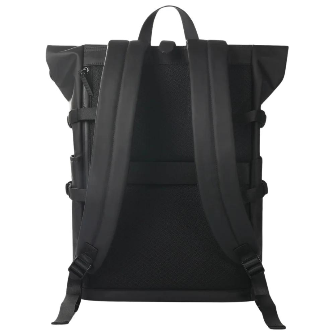 Mochila Rolltop – Resistente á auga con USB e compartimento para portátil – Capacidade de 27L