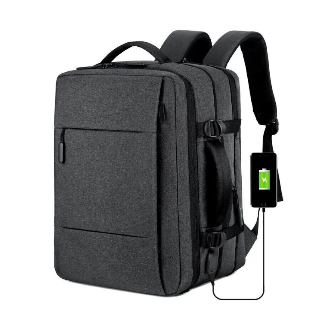 Waterdichte Reistas – USB Rugzak met Laptopvak & Extra Ruimte