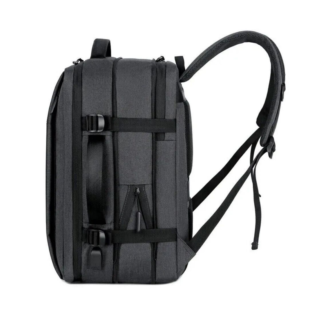 Waterdichte Reistas – USB Rugzak met Laptopvak & Extra Ruimte