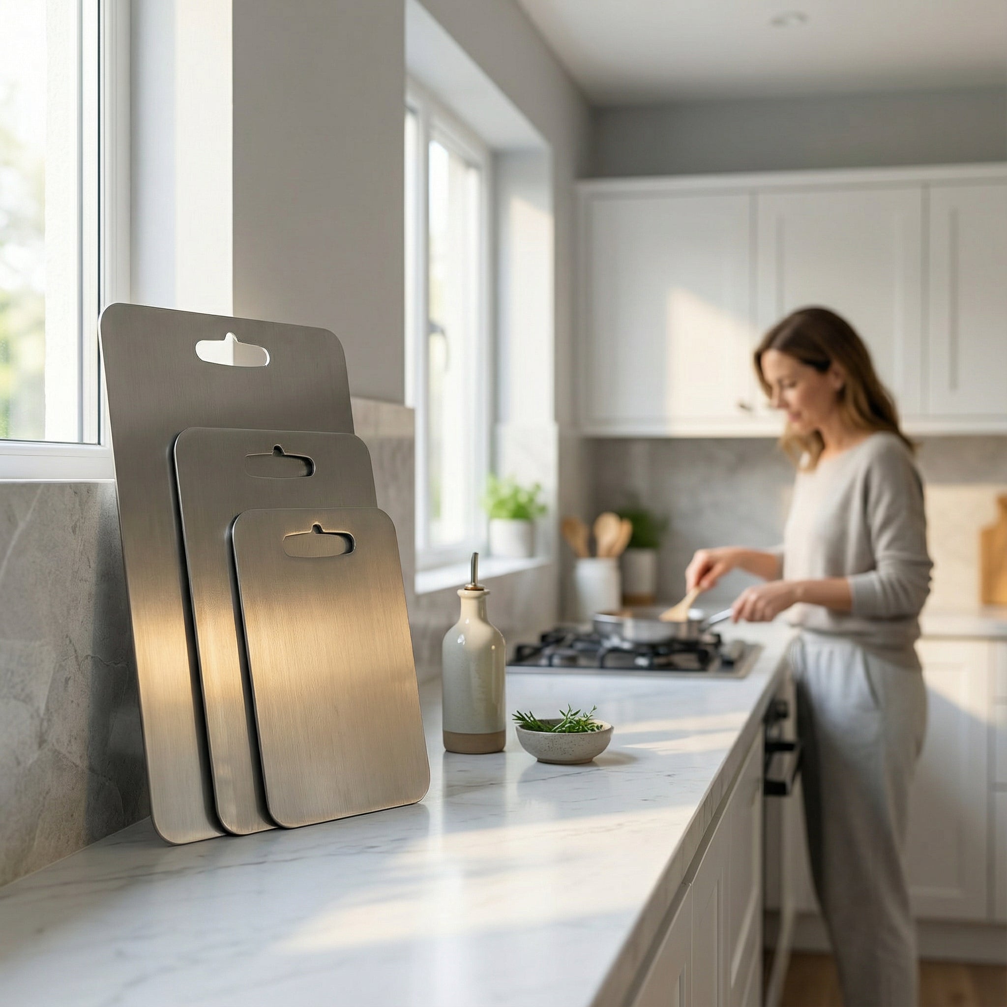 Titanium Cutting Board – Durable Material & Smooth Surface