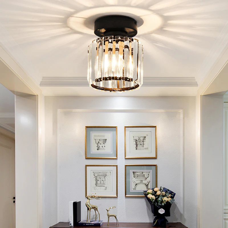 Bravura – Modern flush ceiling lamp – 1-light black design