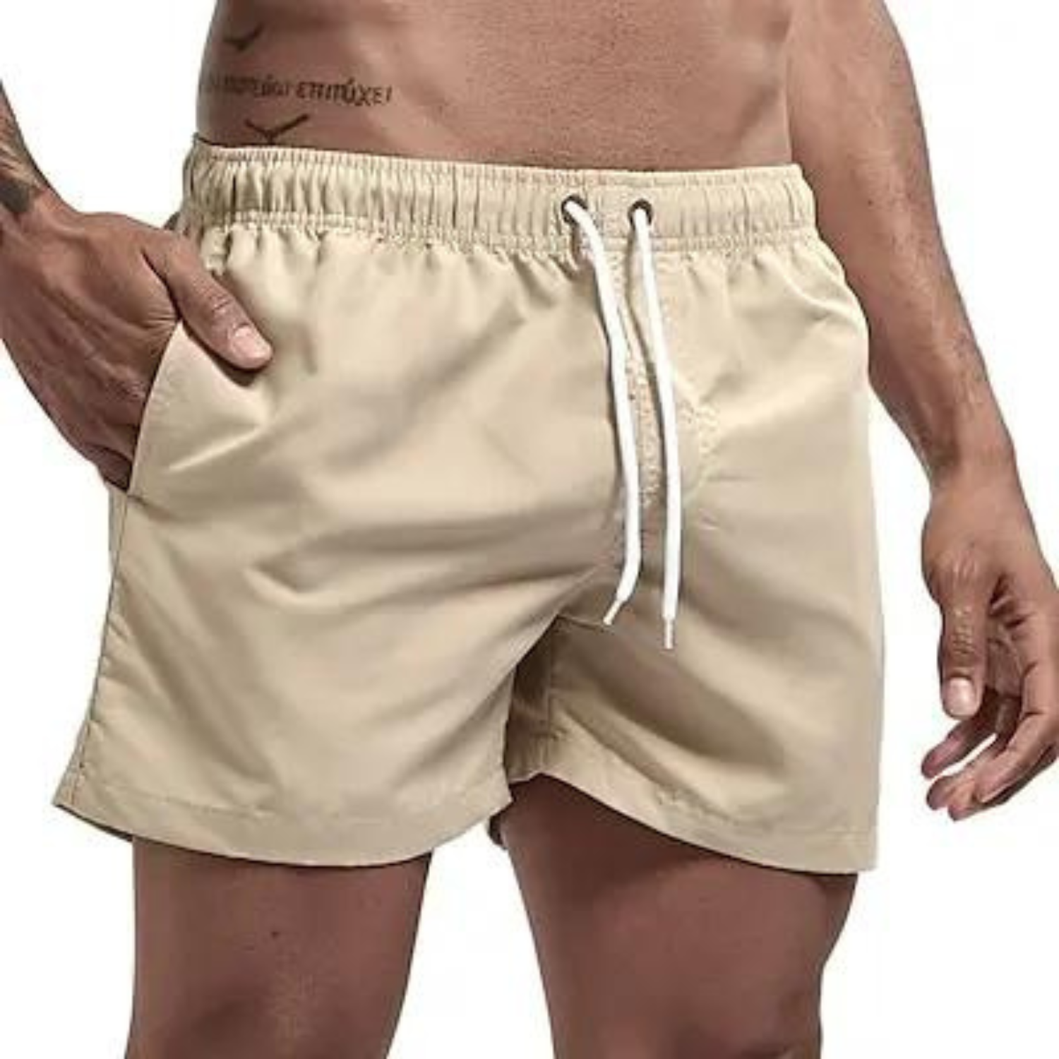 Revalki Sunsets Kollektion - Bequeme Herren-Badehose mit Bändern
