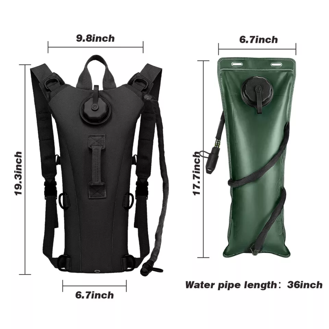 Wasser-Rucksack – 3L Hydrationssystem | Outdoor-Trinksystem-Rucksack