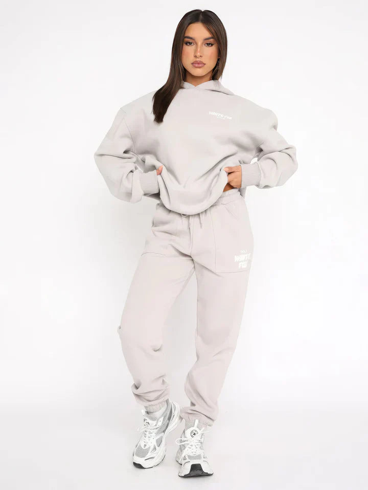 Ezrah – Conjunto de chándal para mujer con sudadera con capucha para correr
