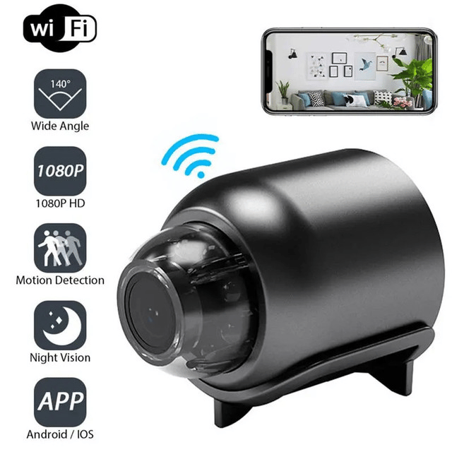 NovaVista WLAN-Kamera – Kabellose 1080P Mini-Sicherheitskamera HD  