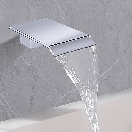 Fluxis – Sensor-Wandarmatur mit Wasserfallaustritt – Modernes Bad & Küche