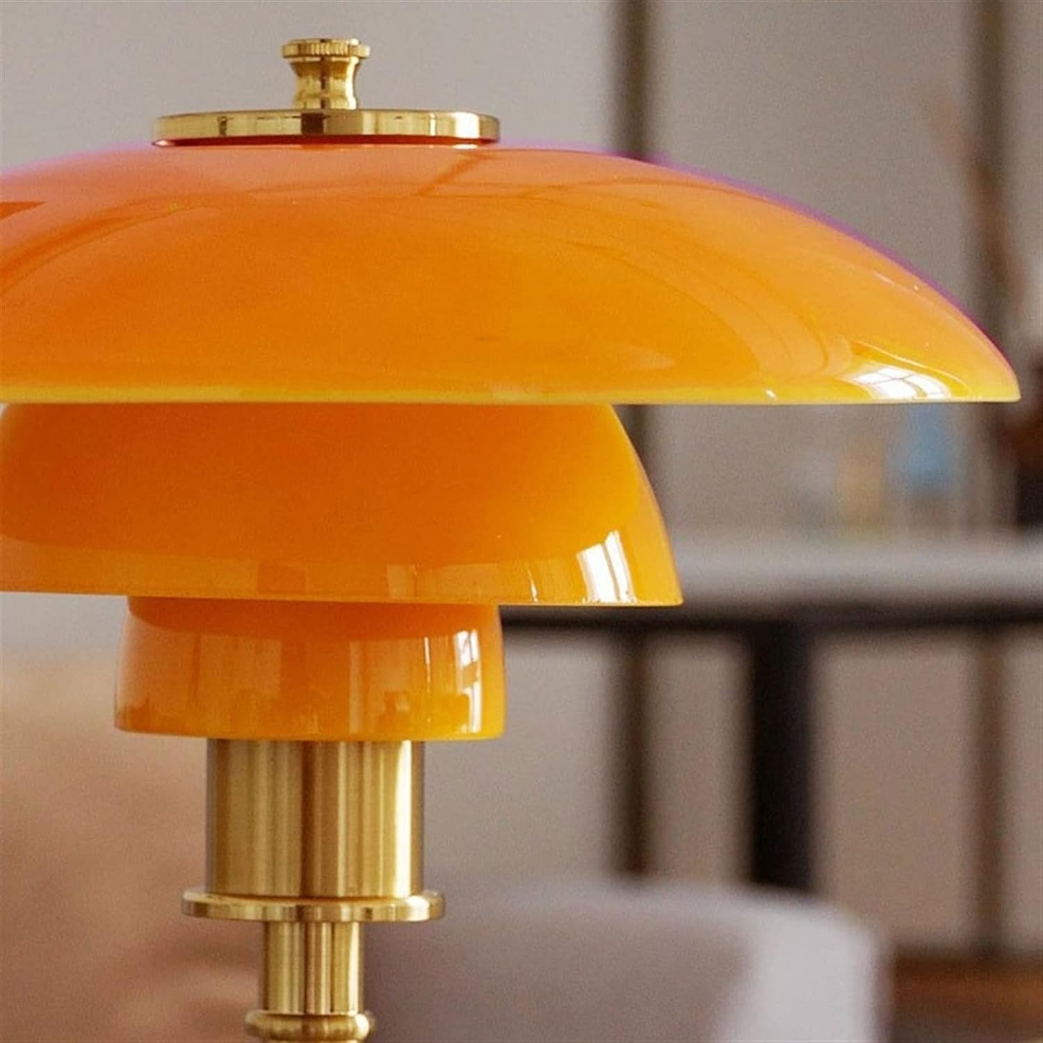 Lena – lámpara de mesa LED de vidrio diseño escandinavo – para espacio de vida y trabajo