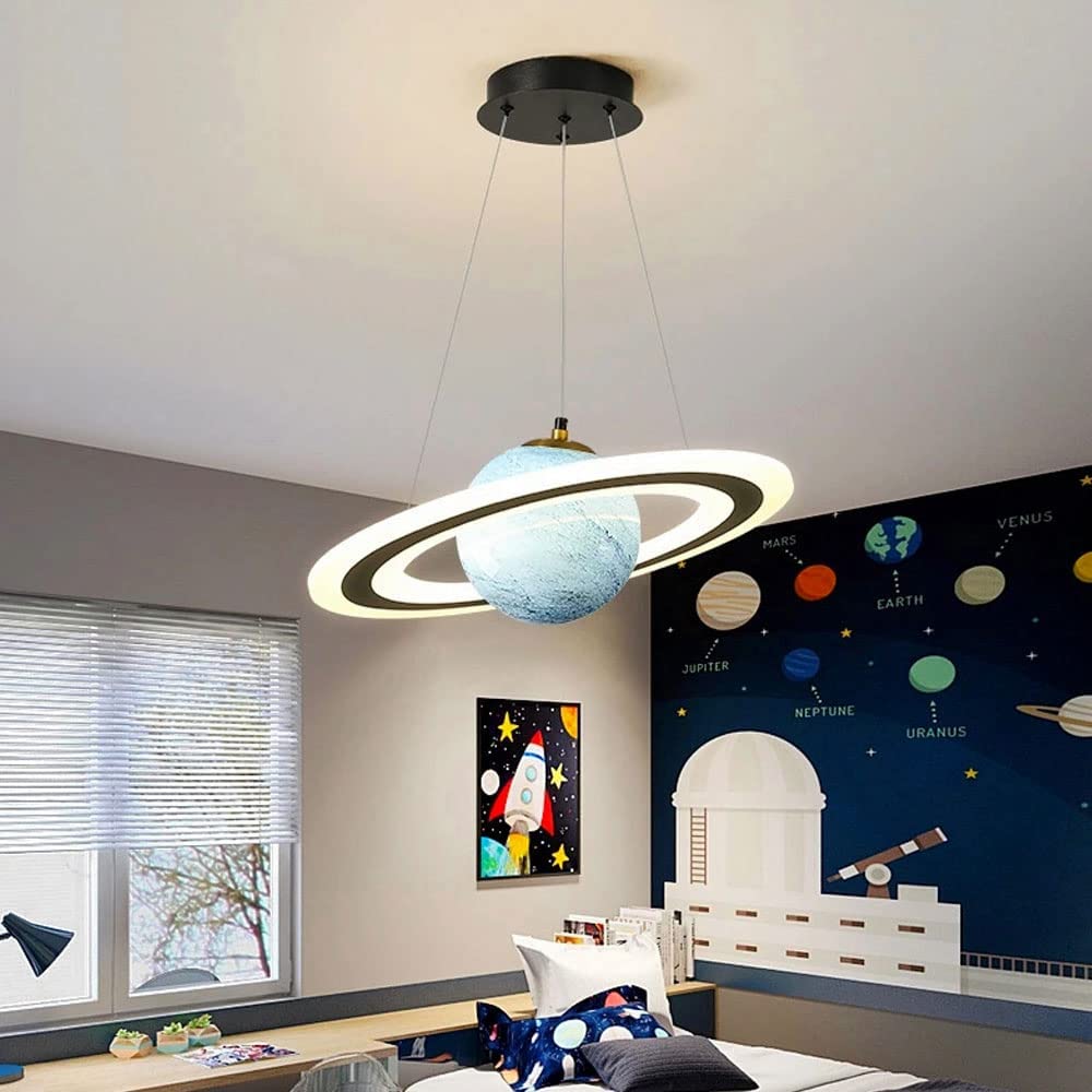 CosmoGlow – Kinderkamer LED hanglamp met planeetdesign – energiezuinig