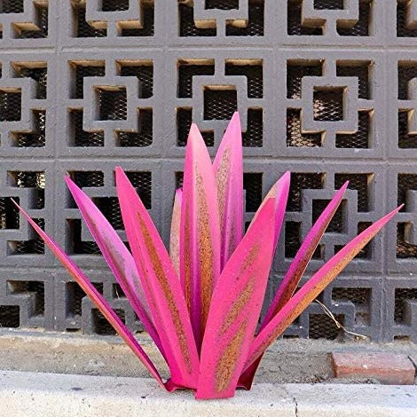 Metalen Agave Tuindecoratie – Weerbestendig Sculptuur voor Tuin en Terras