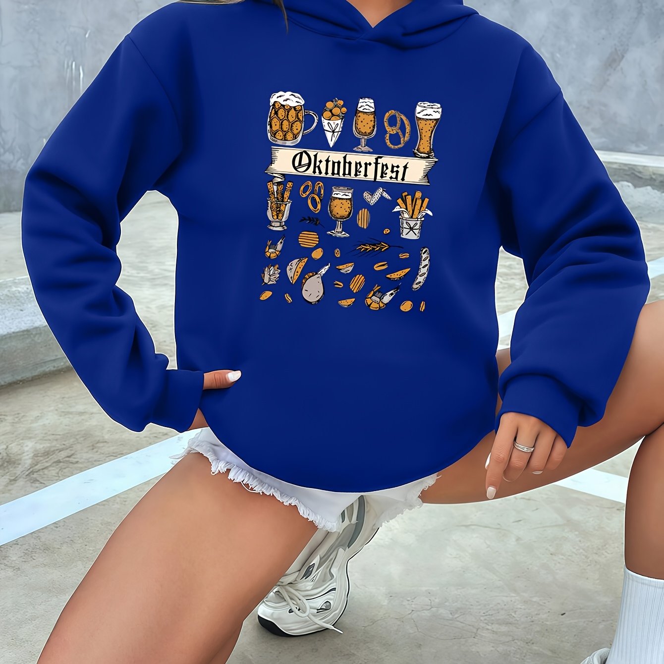 Bavaria Spirit Dameshoodie Anna – warme Oktoberfest hoodie voor herfst en winter