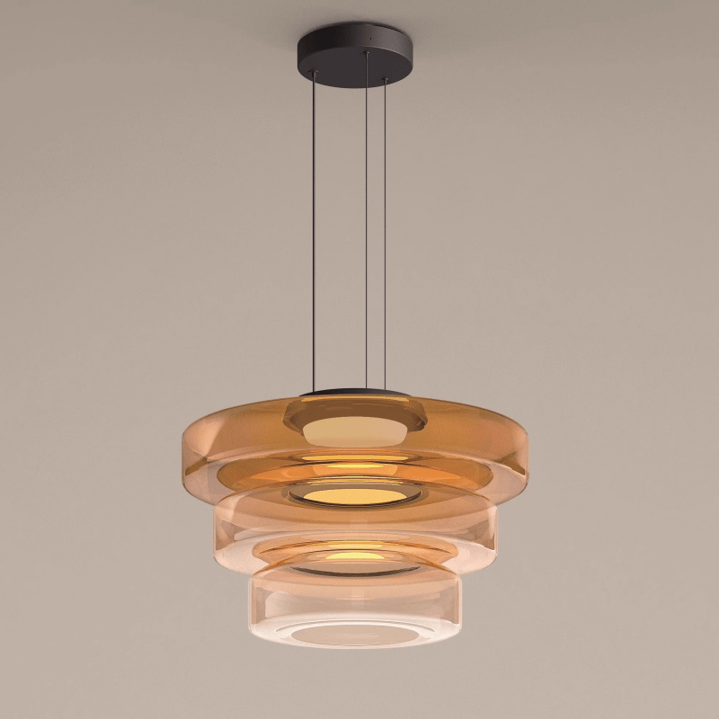 AuroraLicht – Lámpara colgante de vidro Bauhaus | Deseño moderno e axustable