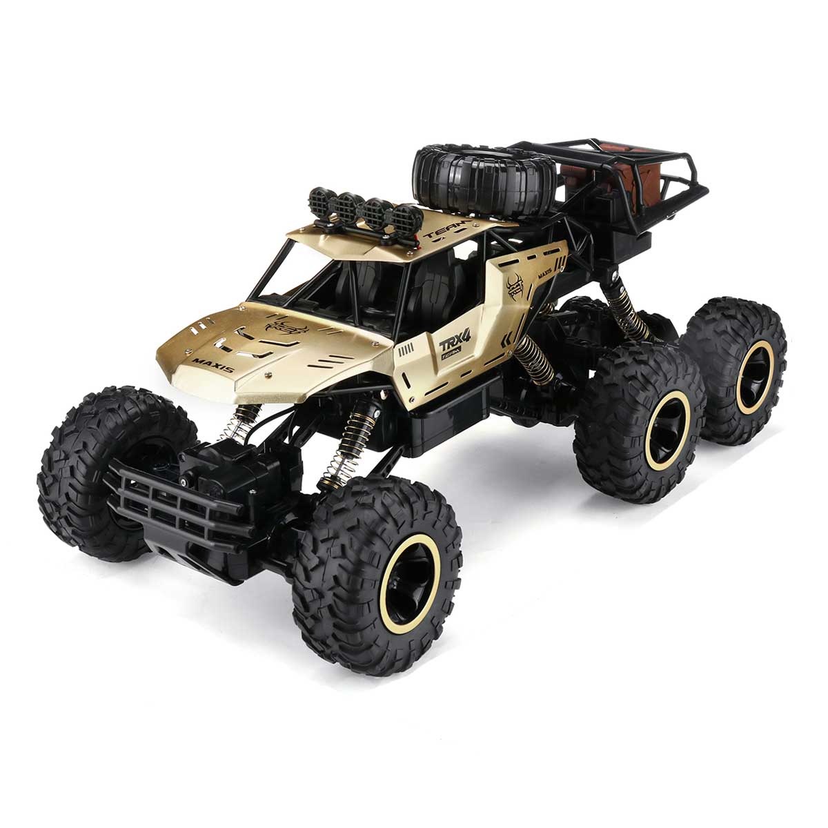TerraX – camión monstruo RC 6WD con LED & 52 km/h – para fans do offroad