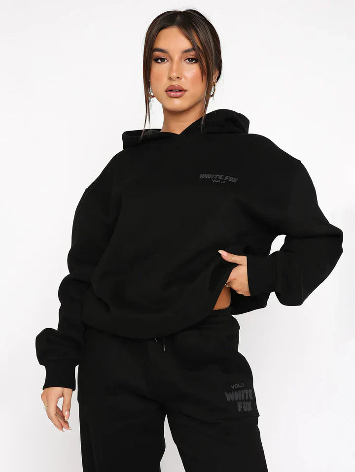 Ezrah – Conjunto de chándal para mujer con sudadera con capucha para correr