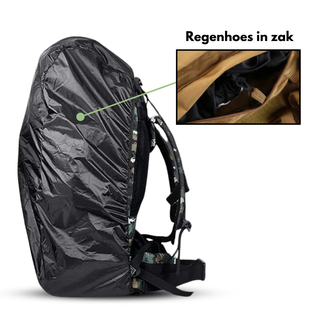 Mochila de exterior 70L – Mochila resistente al agua para senderismo y viajes
