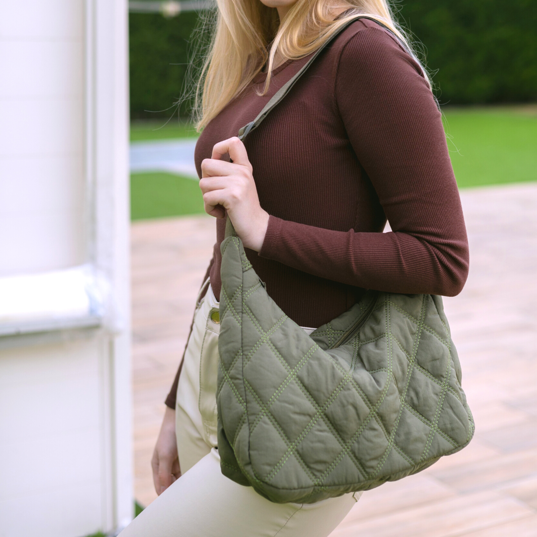 Revalki Quilted Puffer Bag