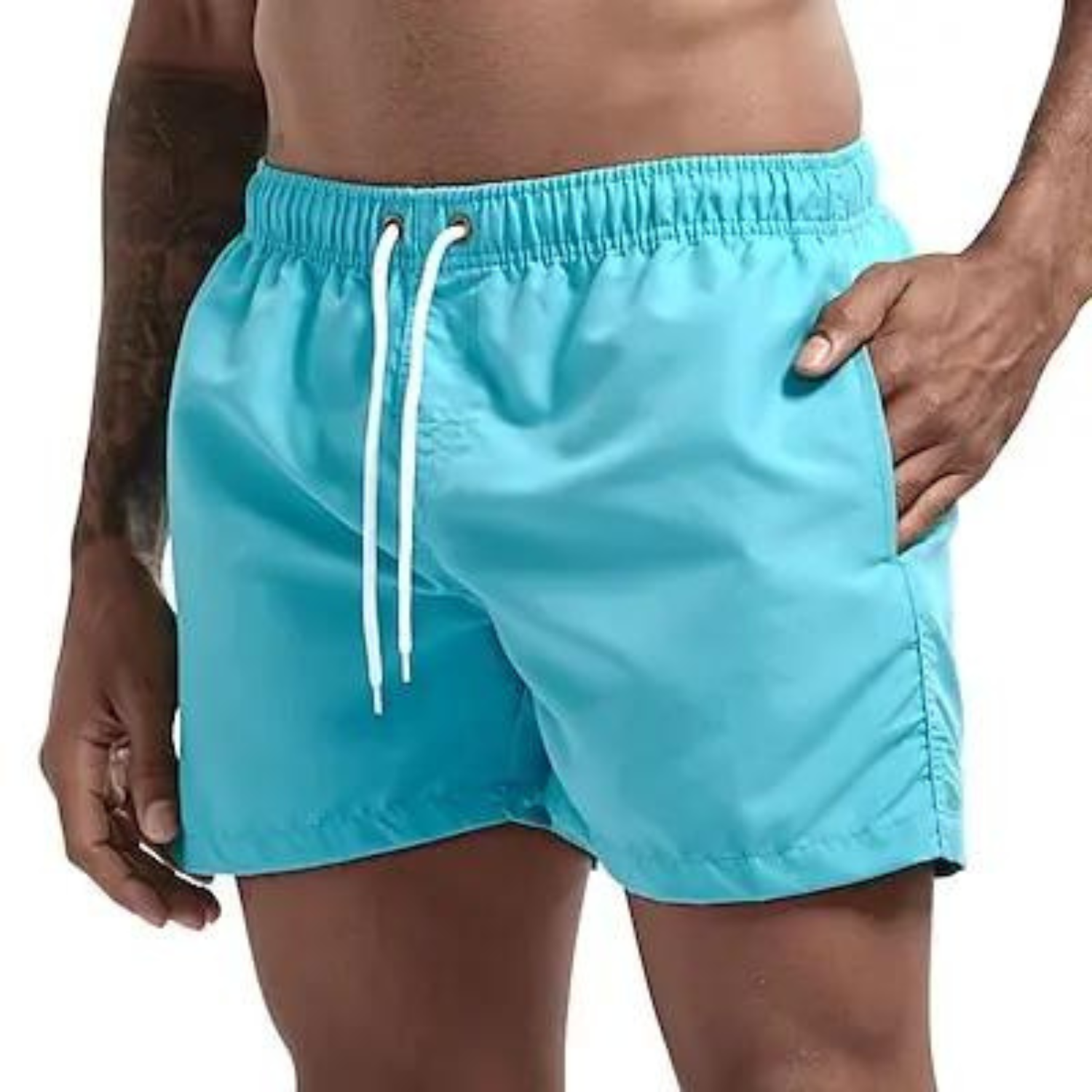 Revalki Sunsets Kollektion - Bequeme Herren-Badehose mit Bändern