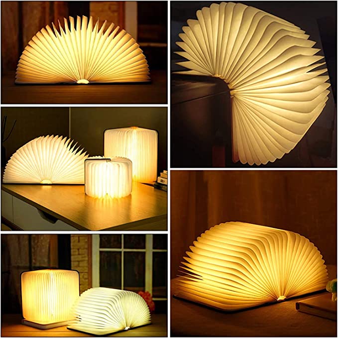 Luminaria – Verzauberte Bücherlampe | Einzigartige LED-Lampe mit Sensor & USB  