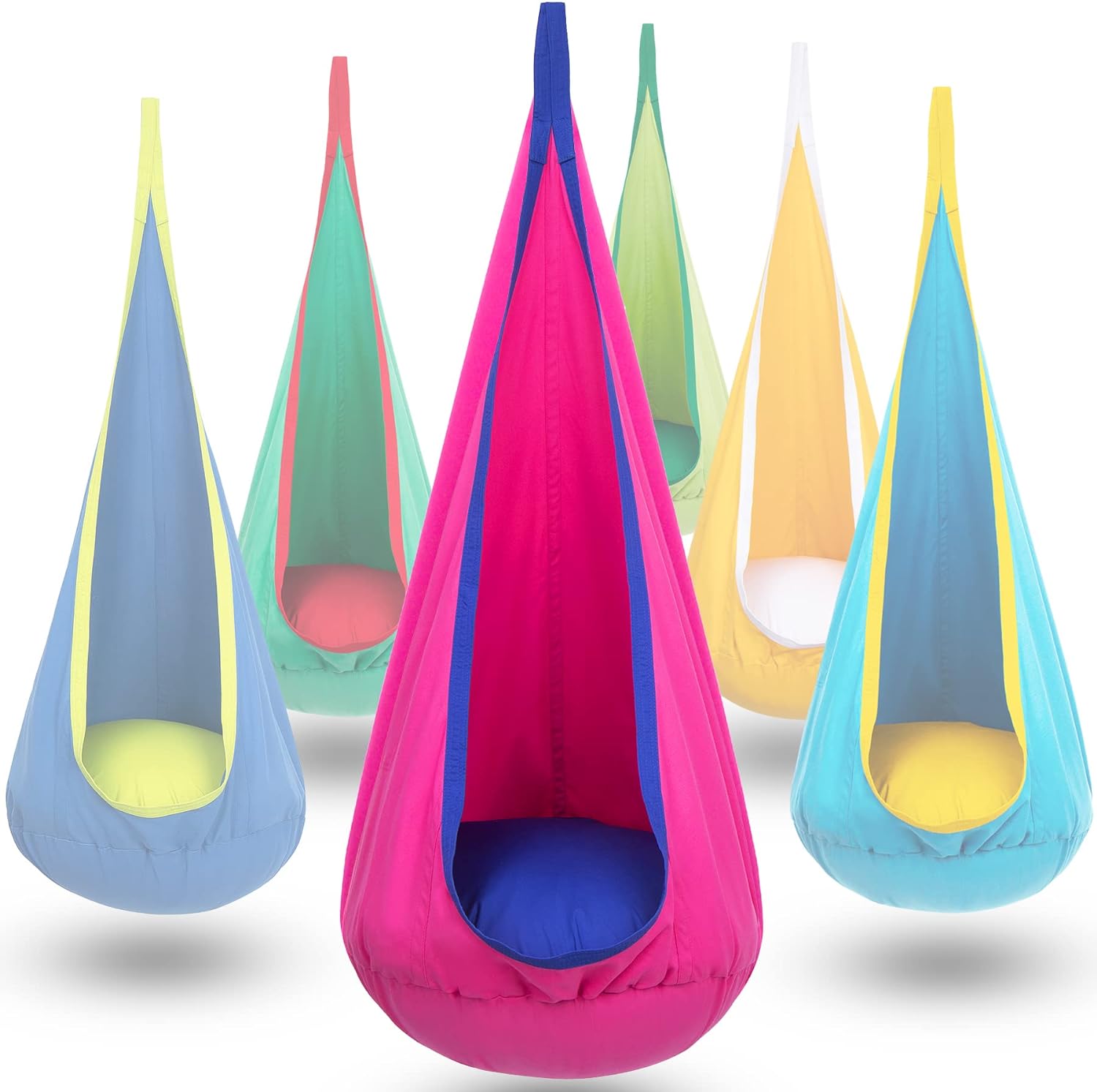 Melzano SwingPod l Hamaca Nenos, Xoguete Exterior 6 anos e máis idade