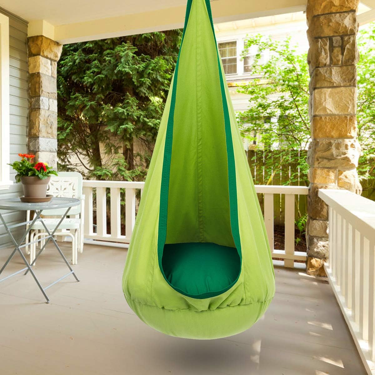 Melzano SwingPod l Hamaca Nenos, Xoguete Exterior 6 anos e máis idade