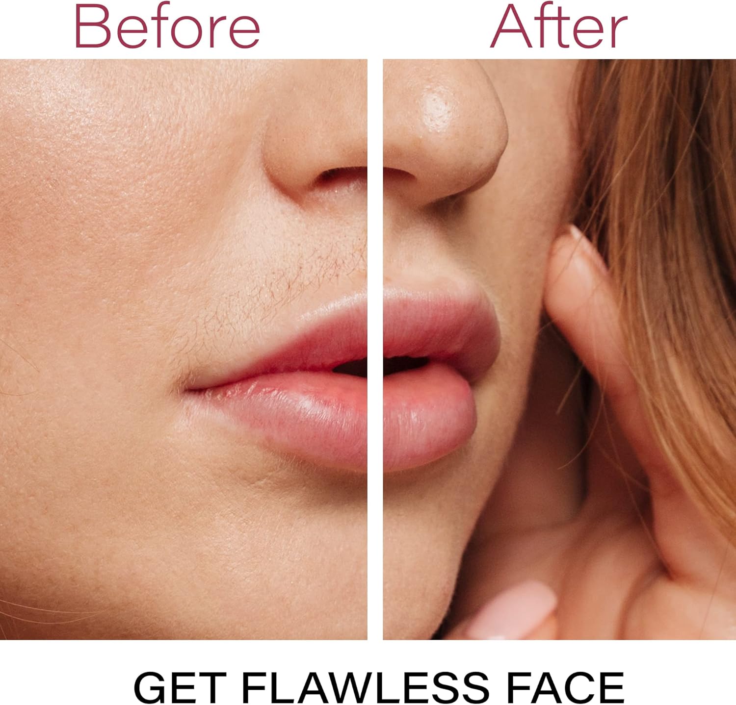 Removedor de pelo facial impecable – Solución indolora e elegante para unha pel sedosa, cada día