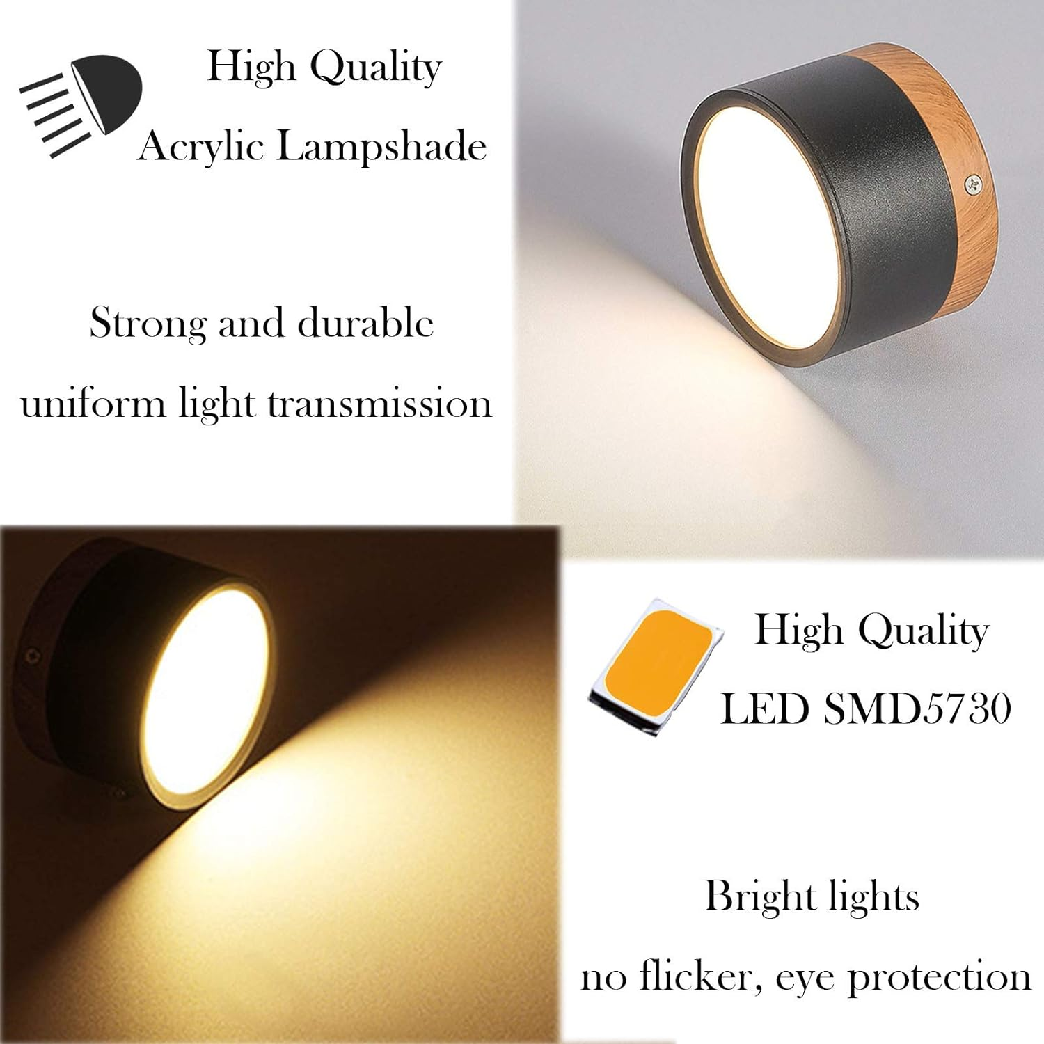 Cylora – Lámpara de techo empotrada compacta – Foco LED moderno de aluminio