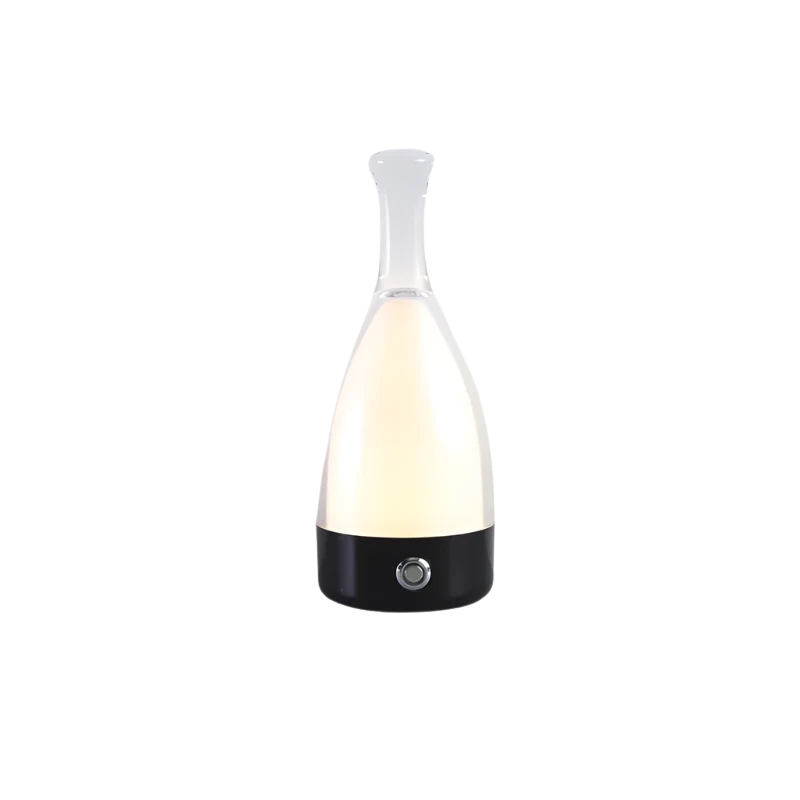VinoGlow | Lámpara de mesa recargable en deseño de botella de viño