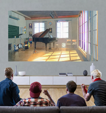 Projection screen – Portable screen with high contrast and bright image
