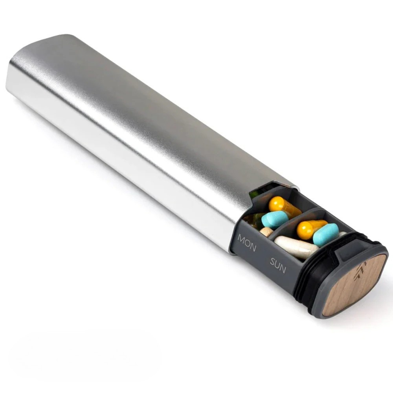 7-Dagen Medicatie Organizer – Compacte Lekvrije Pillendoos voor Thuis en Reizen Vestragear