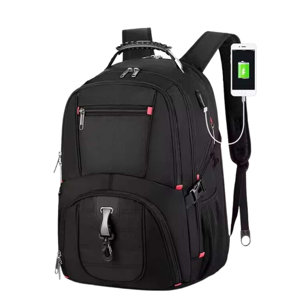 Multifunktionaler Laptop-Rucksack – 17 Zoll – wasserbeständig & mit USB-Anschluss