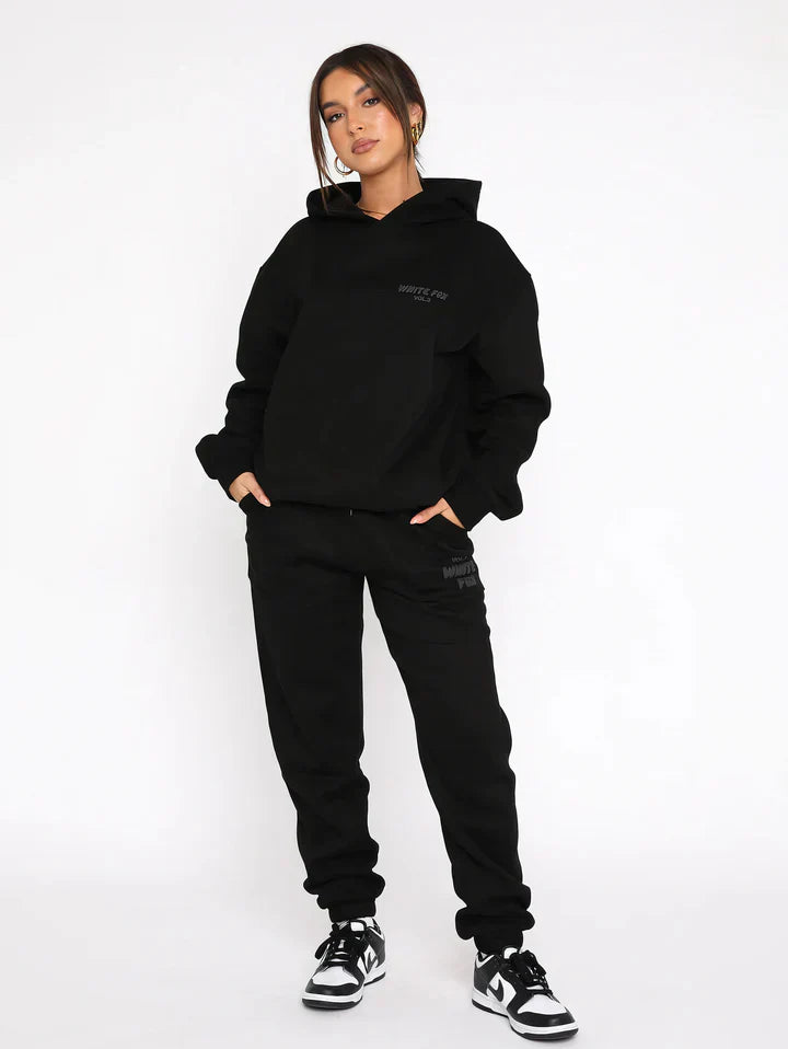 Ezrah – Conjunto de chándal para mujer con sudadera con capucha para correr