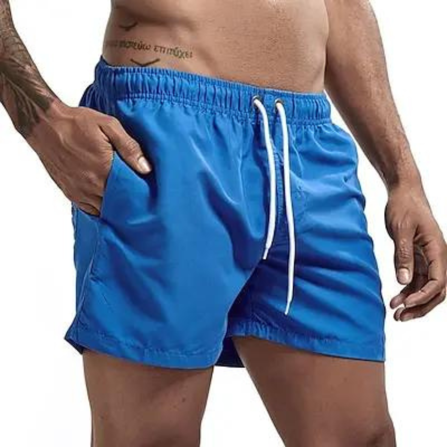 Revalki Sunsets Kollektion - Bequeme Herren-Badehose mit Bändern