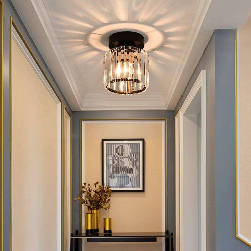 Bravura – Modern flush ceiling lamp – 1-light black design