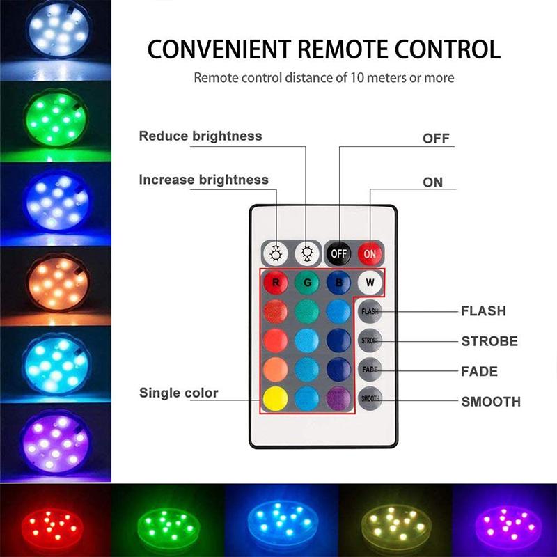 AquaGlow Waterdichte LED Verlichting – Oplaadbaar, Kleurrijk & Geschikt voor Vijver of Zwembad (Copy) VestraGear
