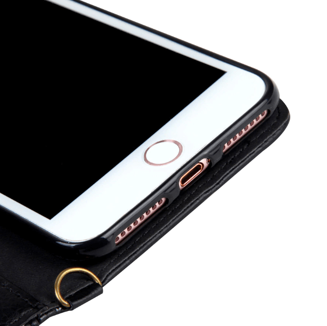 Magnetische Flip Leren Telefoon Beschermer