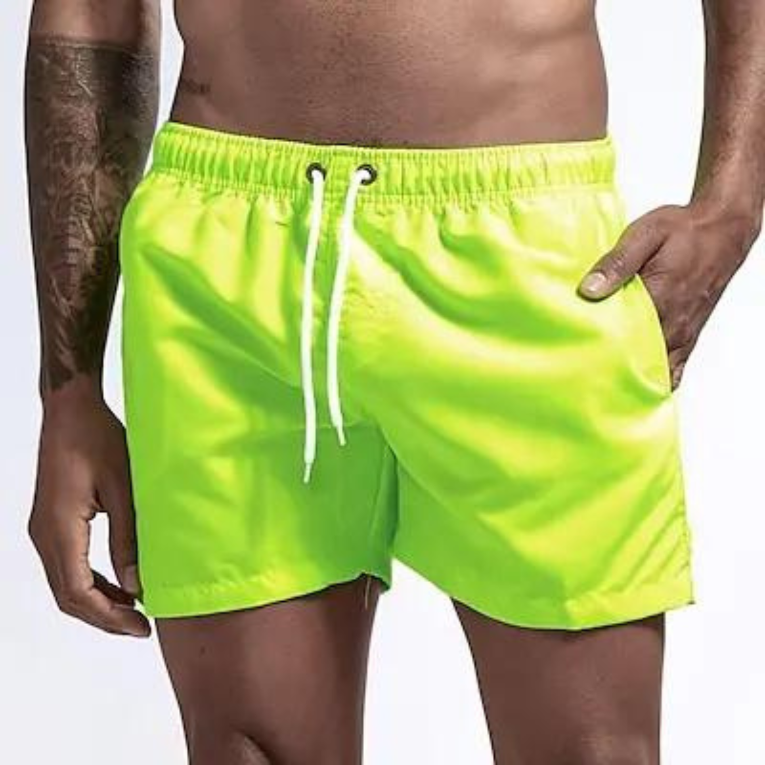 Revalki Sunsets Kollektion - Bequeme Herren-Badehose mit Bändern