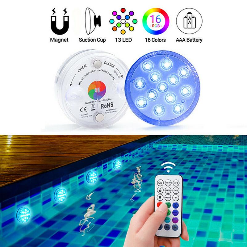 AquaGlow Waterdichte LED Verlichting – Oplaadbaar, Kleurrijk & Geschikt voor Vijver of Zwembad (Copy) VestraGear