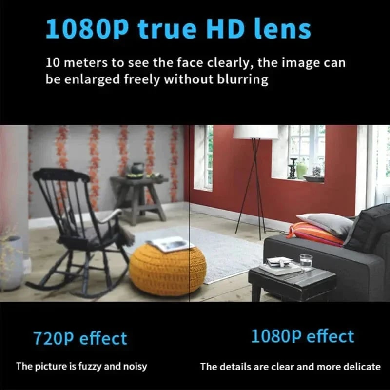NovaVista WLAN-Kamera – Kabellose 1080P Mini-Sicherheitskamera HD  
