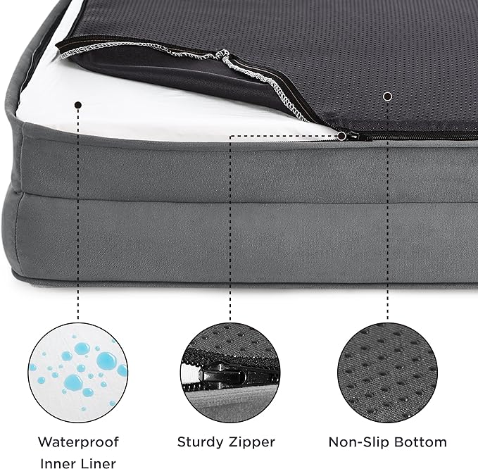 Revalki ElitePaws | Luxuriöses ergonomisches Hundebett