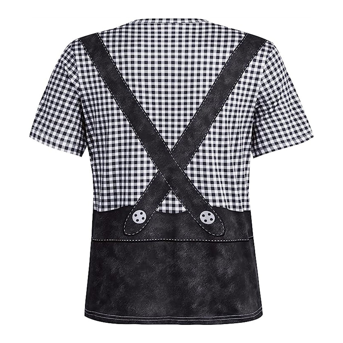 BrauBruder – T-Shirt met Lederhosen- & Bierbuik-Print
