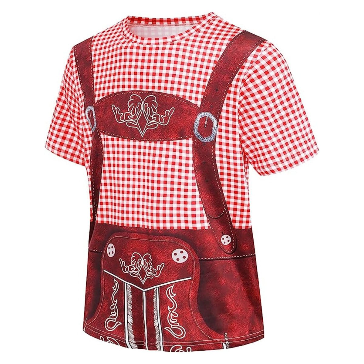 Wiesngaudi – T-Shirt met Lederhosen-Print – Jouw Feestticket naar de Wiesn