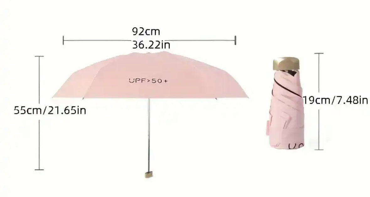Mini Regenschirm – Ultra kompakt, windbeständig & UV-Schutz