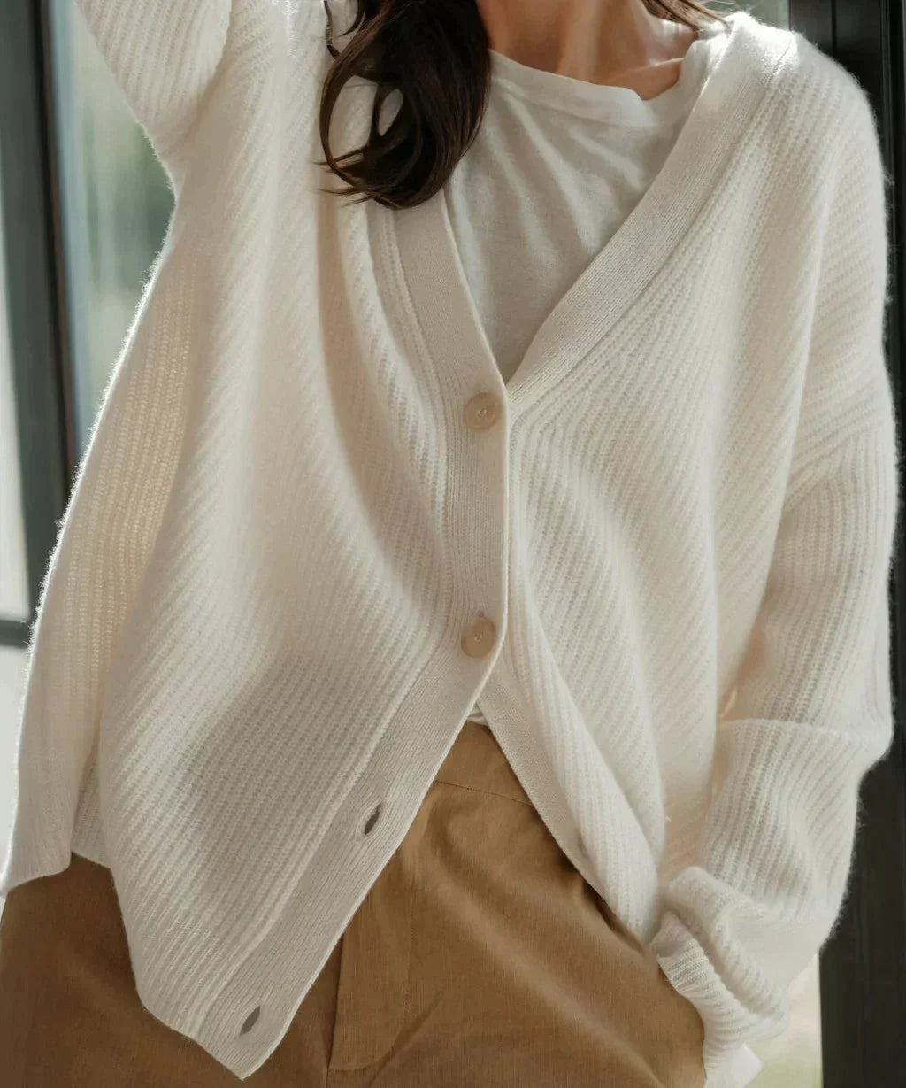 Zachte kasjmier vest – Tijdloze stijl ontmoet elegant comfort