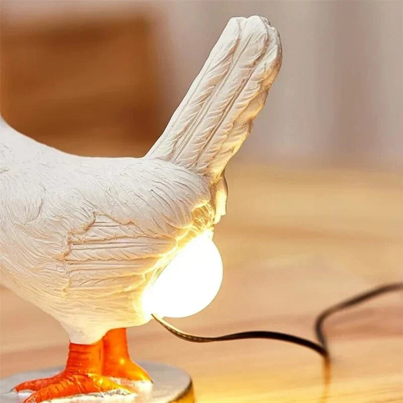 ChickLite Grappige Kippen Tafellamp - Schattige Sfeerverlichting voor Elk Huis
