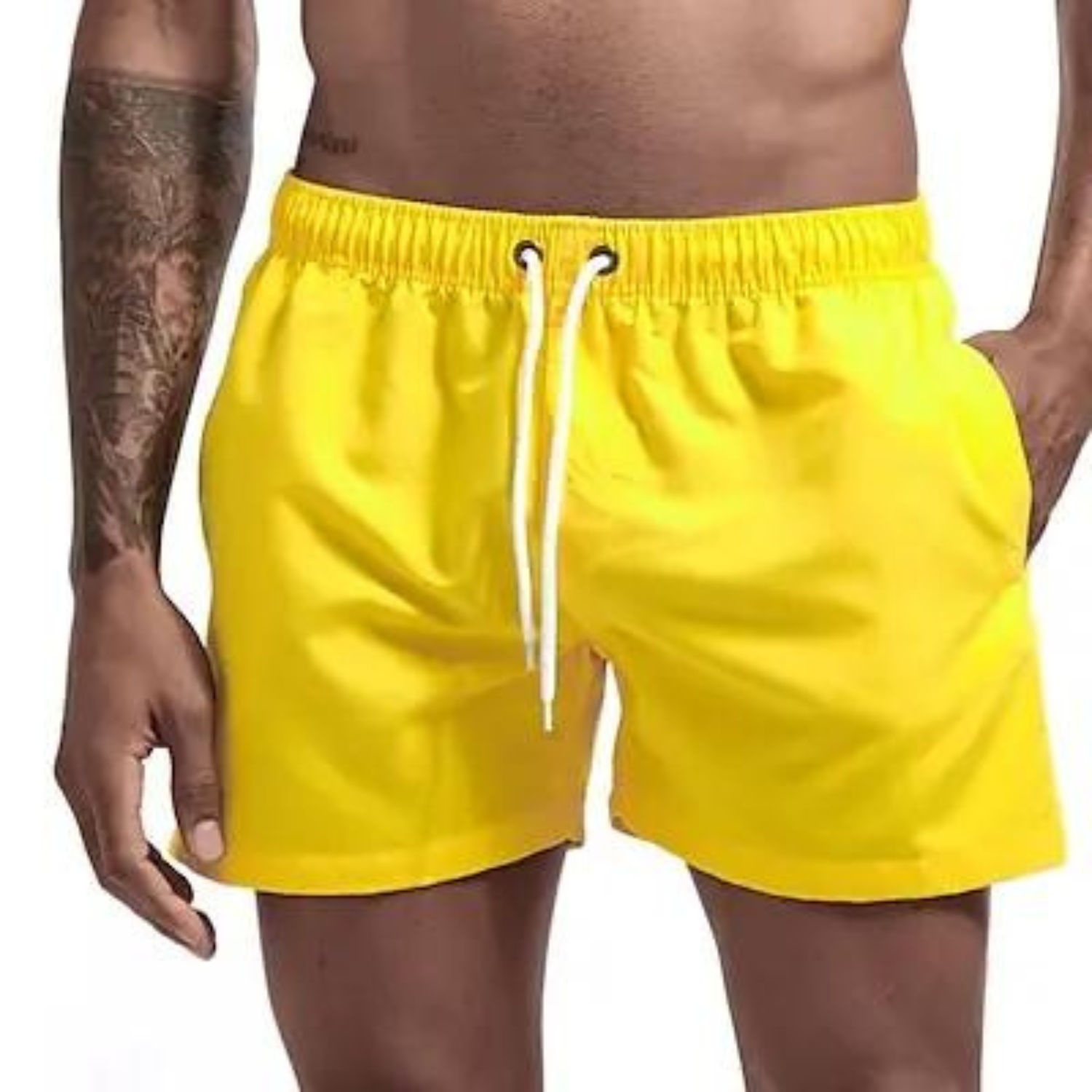 Revalki Sunsets Kollektion - Bequeme Herren-Badehose mit Bändern