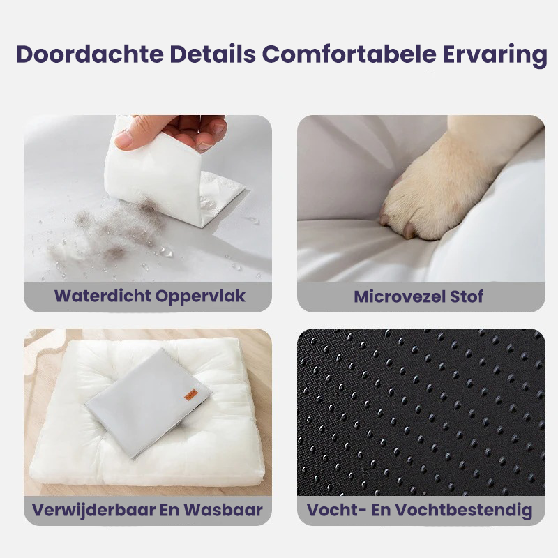 FlexiRest Ergonomisch en Waterdicht Hondekussen – Comfortabele en Ondersteunende Rustplek voor Elke Hond