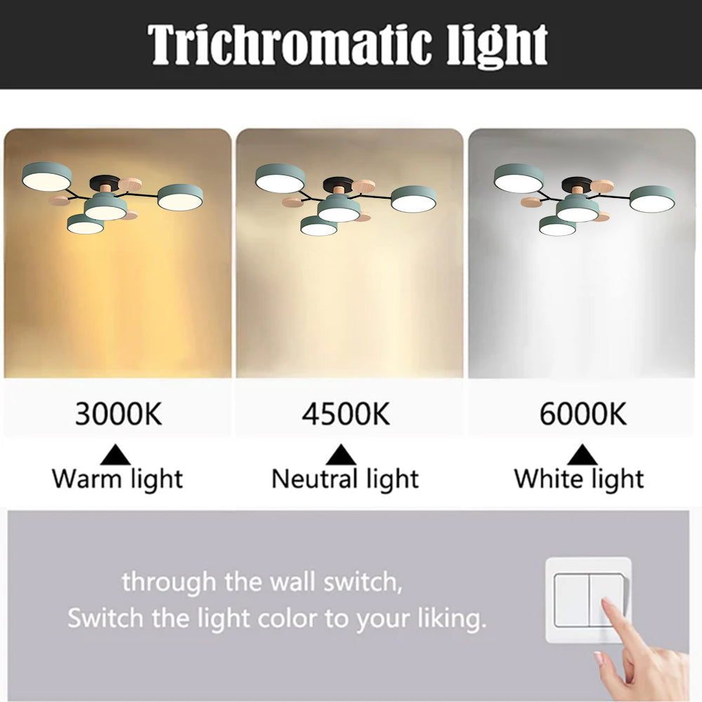 Lumaro – Lámpara de teito LED redonda – Deseño moderno para salón