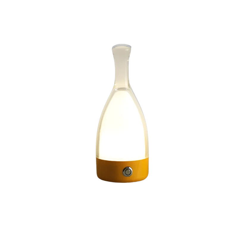 VinoGlow | Lámpara de mesa recargable en deseño de botella de viño