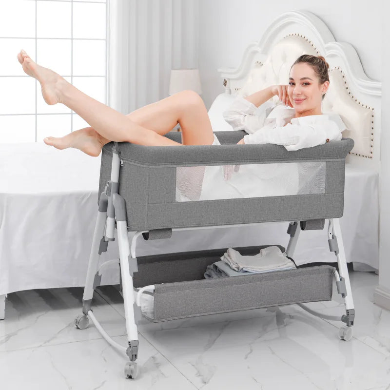 Gele Cuna Portátil para Bebé – Nido Móvil y Cómodo